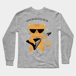 Shredder the cat Long Sleeve T-Shirt